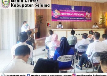 PERTEMUAN ANALISIS SITUASI PROGRAM PENURUNAN STUNTING DI KABUPATEN SELUMA TAHUN 2021