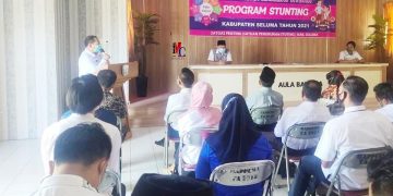 PERTEMUAN ANALISIS SITUASI PROGRAM PENURUNAN STUNTING DI KABUPATEN SELUMA TAHUN 2021