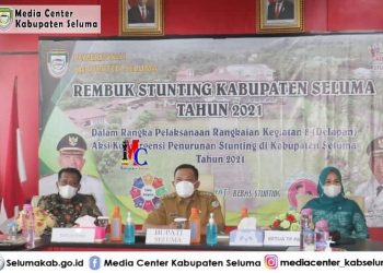 REMBUK STUNTING KABUPATEN SELUMA TAHUN 2021 SECARA VIRTUAL