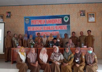 PERTEMUAN KOORDINASI PELAKSANAAN ERADIKASI FRAMBUSIA DI KABUPATEN SELUMA TAHUN 2022