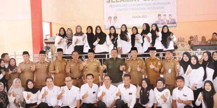 PEMBUKAAN PRA UJI KOMPETENSI JABATAN FUNGSIONAL KESEHATAN