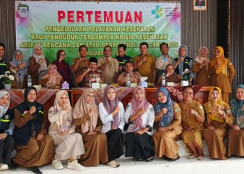 PERTEMUAN PENGELOLAAN PELAYANAN KESEHATAN BAGI PENDUDUK TERDAMPAK KRISIS KESEHATAN AKIBAT BENCANA DAN/ATAU BERPOTENSI BENCANA “PENGUATAN KAPASITAS TENAGA TGC” TAHUN 2025