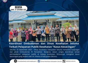 Koordinasi Ombudsman dan Dinas Kesehatan Seluma Terkait Pelayanan Publik Kesehatan Kasus Kecacingan