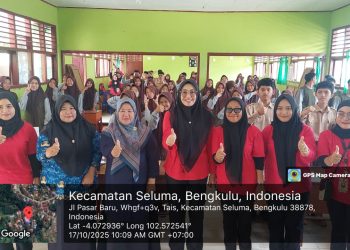 DINAS KESEHATAN SELUMA GELAR KEGIATAN PELAKSANAAN KEBUGARAN JASMANI MELALUI SOSIALISASI SIPGAR DI MTSn 2 SELUMA