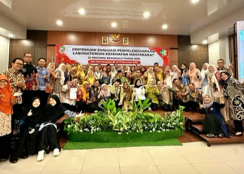 DINAS KESEHATAN SELUMA HADIRI PERTEMUAN EVALUASI PENYELENGGARAAN LABKESMAS TINGKAT PROVINSI BENGKULU