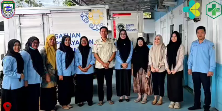 DINKES SELUMA LAKUKAN INSPEKSI KESEHATAN LINGKUNGAN DAN KOORDINASI PEMENUHAN GIZI DI SPPG TALANG SALING