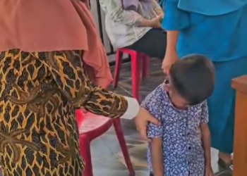 DINAS KESEHATAN KABUPATEN SELUMA LAKSANAKAN VALIDASI DATA BALITA BERMASALAH GIZI DI DESA RIAK SIABUN