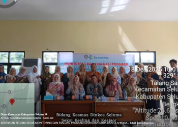 DINAS KESEHATAN SELUMA GELAR MONITORING DAN EVALUASI PROGRAM KESEHATAN KERJA DAN OLAHRAGA
