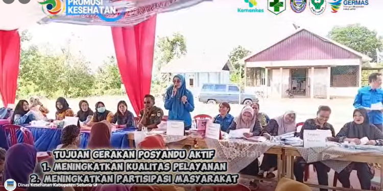 GERAKAN POSYANDU AKTIF DILAKSANAKAN DI DESA TALANG SEBARIS DAN DESA AIR TERAS