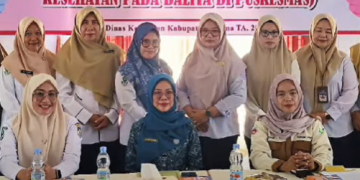 DINKES SELUMA LAKSANAKAN MONITORING DAN EVALUASI CAKUPAN PELAYANAN KESEHATAN BALITA