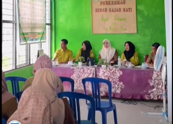DINAS KESEHATAN KABUPATEN SELUMA LAKSANAKAN MONITORING DAN EVALUASI CAPAIAN PROGRAM P2P DI PUSKESMAS RENA GAJAH MATI
