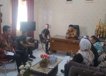 RAPAT KOORDINASI TIM KESEHATAN DENGAN YONIF 891/MAHARAJA SAKTI SELUMA