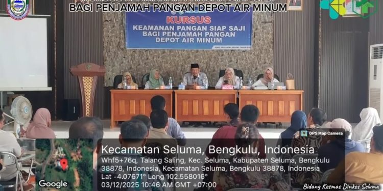 Dinas Kesehatan Seluma Gelar Kursus Keamanan Pangan Siap Saji bagi Penjamah Pangan Depot Air Minum