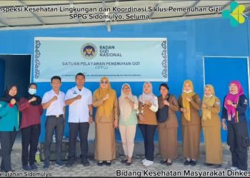 Dinas Kesehatan Seluma Lakukan Inspeksi Kesehatan Lingkungan dan Koordinasi Siklus Pemenuhan Gizi di SPPG Sidomulyo