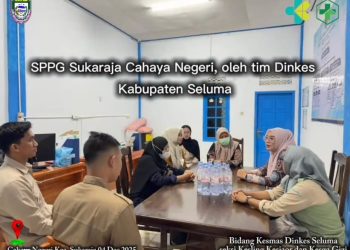 INSPEKSI KESEHATAN LINGKUNGAN DAN KOORDINASI SIKLUS PEMENUHAN GIZI DI SPPG SELUMA SUKARAJA