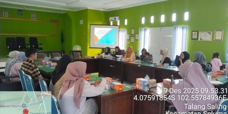 DINAS KESEHATAN KABUPATEN SELUMA LAKSANAKAN RAKOR TINDAK LANJUT DAN PEMERIKSAAN PENDAMPINGAN PEMENUHAN PERBAIKAN CAPA SARANA APOTEK DAN TOKO OBAT
