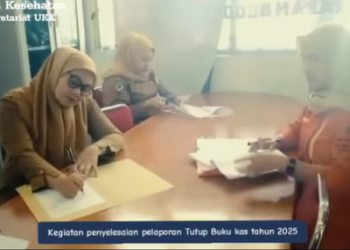 DINKES SELUMA LAKSANAKAN PENYELESAIAN PELAPORAN TUTUP BUKU KAS TAHUN 2025