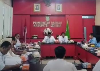 DINAS KESEHATAN KABUPATEN SELUMA MENGHADIRI RAPAT SATUAN TUGAS MBG KABUPATEN SELUMA