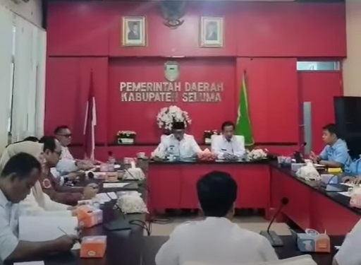 DINAS KESEHATAN KABUPATEN SELUMA MENGHADIRI RAPAT SATUAN TUGAS MBG KABUPATEN SELUMA