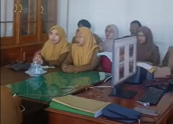 DINAS KESEHATAN KABUPATEN SELUMA HADIRI PEMBINAAN DAN PENGAWASAN KEARSIPAN INTERNAL APLIKASI SRIKANDI
