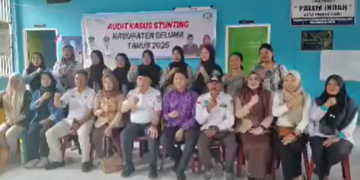 BIDANG KESMAS DINAS KESEHATAN KABUPATEN SELUMA LAKUKAN AUDIT KASUS STUNTING DI DESA TALANG RAMI