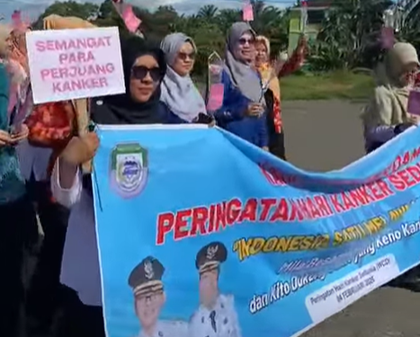DINAS KESEHATAN KABUPATEN SELUMA GELAR KAMPANYE AKSI DAMAI PERINGATAN HARI KANKER SEDUNIA 2026