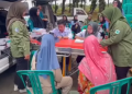 DINAS KESEHATAN SELUMA GELAR PELAYANAN KESEHATAN GRATIS DALAM KUNJUNGAN KERJA GUBERNUR BENGKULU DI PERESMIAN JEMBATAN MATAN
