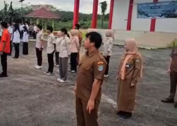 DINAS KESEHATAN SELUMA IKUTI APEL SIAGA KAMTIBMAS BERSAMA PSC DAN LINTAS OPD