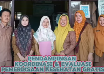 DINAS KESEHATAN SELUMA LAKUKAN PENDAMPINGAN PEMANTAUAN DAN EVALUASI PEMERIKSAAN KESEHATAN GRATIS DI PUSKESMAS MASMAMBANG